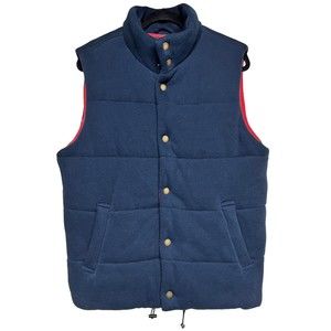 RODD & GUNN Forks Glacier Quilted Vest Navy Blue Men’s Size Medium